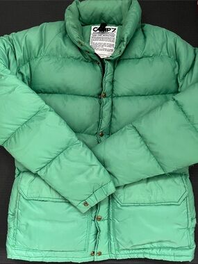 Vintage Camp 7 Brand Quilted Puffer Jacket